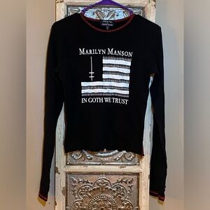 Dolls Kill x Marilyn Manson Unreleased Collab Long Sleeve  Lightweight Thermal